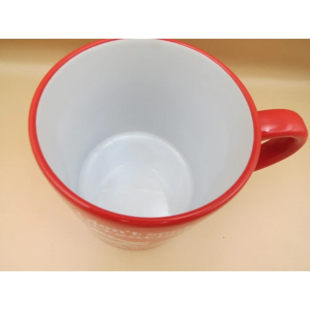 M & M's 2023Novelty Mug Red w/ words 